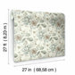 Midsummer Floral Beige & Green Wallpaper
