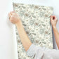Midsummer Floral Beige & Green Wallpaper
