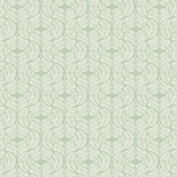 Fern Tile Green Wallpaper
