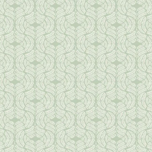 Fern Tile Green Wallpaper