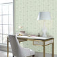 Fern Tile Green Wallpaper