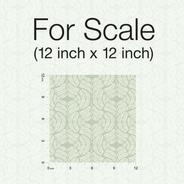Fern Tile Green Wallpaper