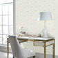 Fern Tile Light Grey Wallpaper