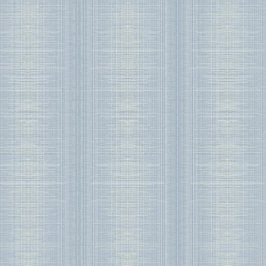 Silk Weave Stripe Blue Wallpaper