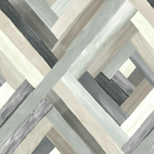 Wynwood Geometric Grey Wallpaper