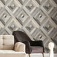 Wynwood Geometric Grey Wallpaper