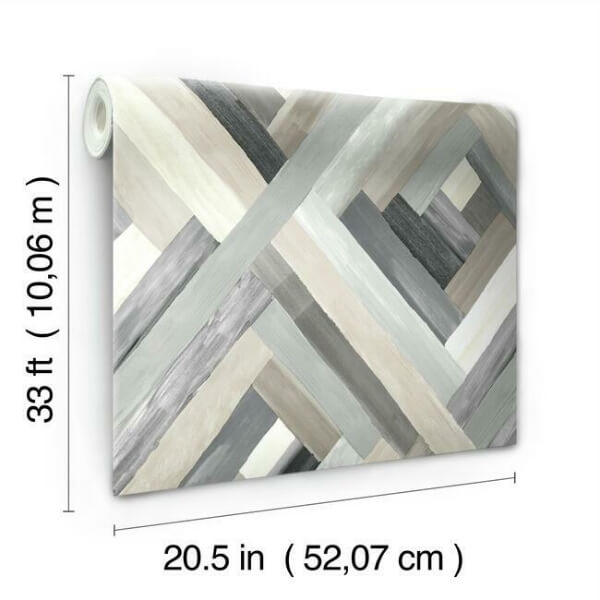Wynwood Geometric Grey Wallpaper