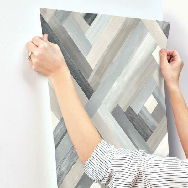 Wynwood Geometric Grey Wallpaper