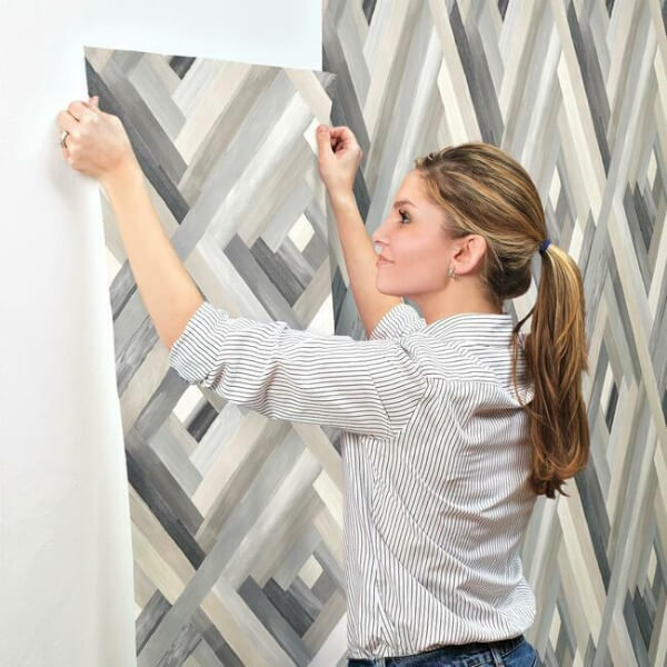 Wynwood Geometric Grey Wallpaper