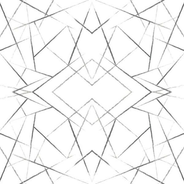 Geo Diamond Black Wallpaper