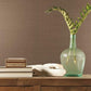 Plain Sisal Brown Wallpaper