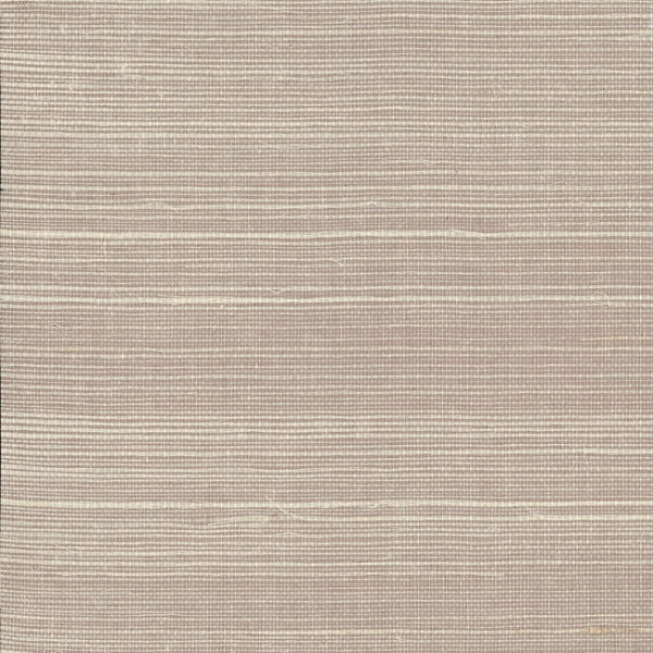 Plain Sisal Grasscloth White Wallpaper