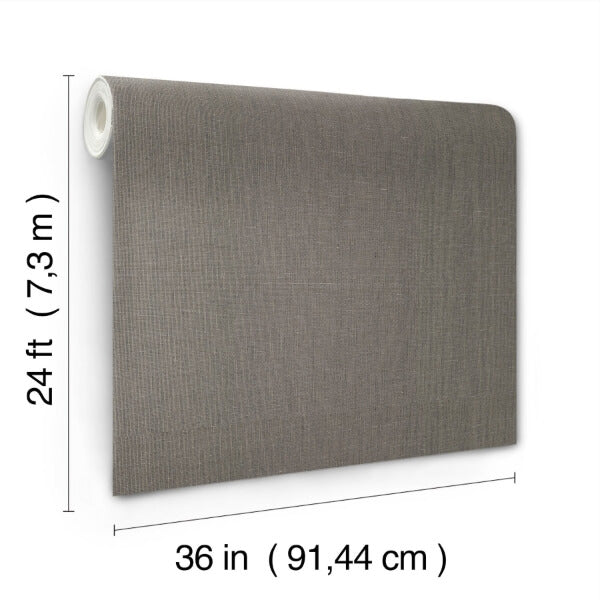 Crosshatch Black & Grey String Wallpaper