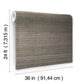 Sisal Grasscloth Silver Metallic Wallpaper