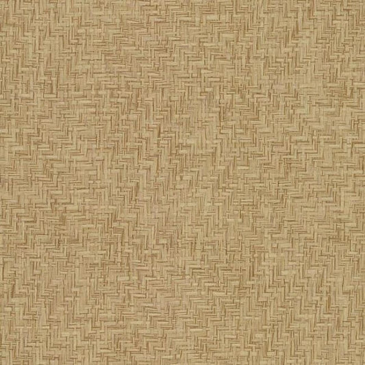 Interlocking Weave Sisal Grasscloth Brown Wallpaper