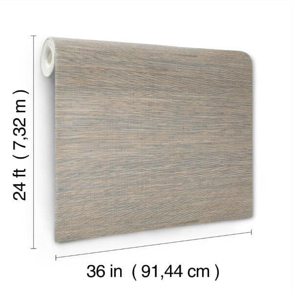 Knotted Grass Beige Wallpaper