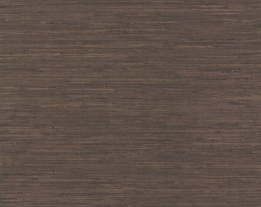 Knotted Grass Brown Wallpaper
