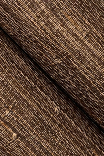 Knotted Grass Brown Wallpaper
