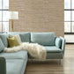 Wide Knotted Grass Metallic Wallpaper