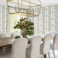 Beaumont Charcoal Floral Stripe Wallpaper
