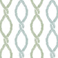 Laureate Light Green Vine Trellis Wallpaper
