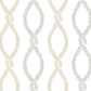 Laureate Neutral Vine Trellis Wallpaper