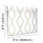 Laureate Neutral Vine Trellis Wallpaper