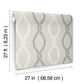 Laureate Grey Vine Trellis Wallpaper