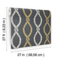 Laureate Black Vine Trellis Wallpaper