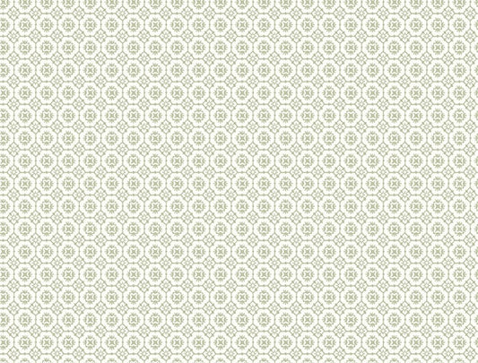 Priti Sage Floral Grid Wallpaper