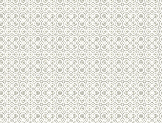 Priti Grey Floral Grid Wallpaper