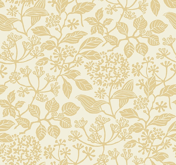 Rowen Honey Botanical Wallpaper