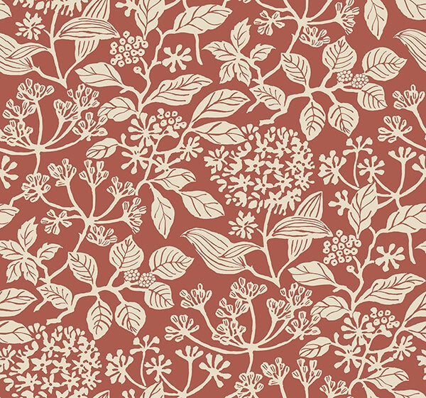 Rowen Ruby Botanical Wallpaper