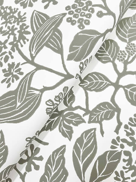 Rowen Olive Botanical Wallpaper