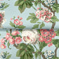 Beatrix Sky Blue Vintage Floral Wallpaper