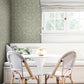 Chatsworth Garden Light Green Floral Trail Wallpaper