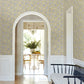 Chatsworth Garden Butter Floral Trail Wallpaper