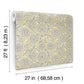 Chatsworth Garden Butter Floral Trail Wallpaper