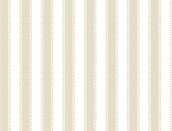 Tilford Beige Awning Stripe Wallpaper