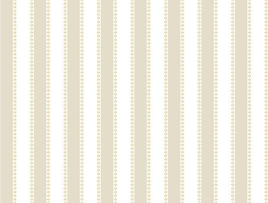 Tilford Beige Awning Stripe Wallpaper
