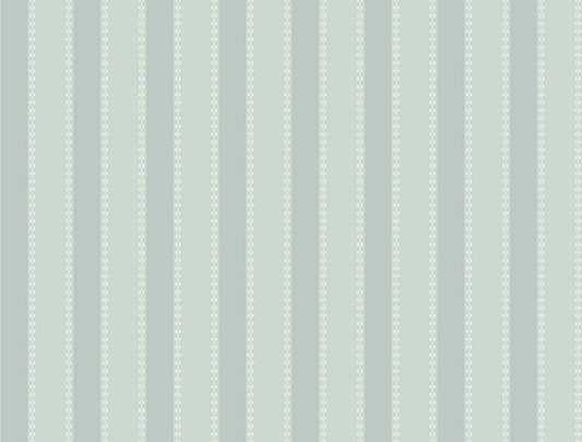 Tilford Blue Awning Stripe Wallpaper