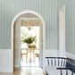 Tilford Blue Awning Stripe Wallpaper