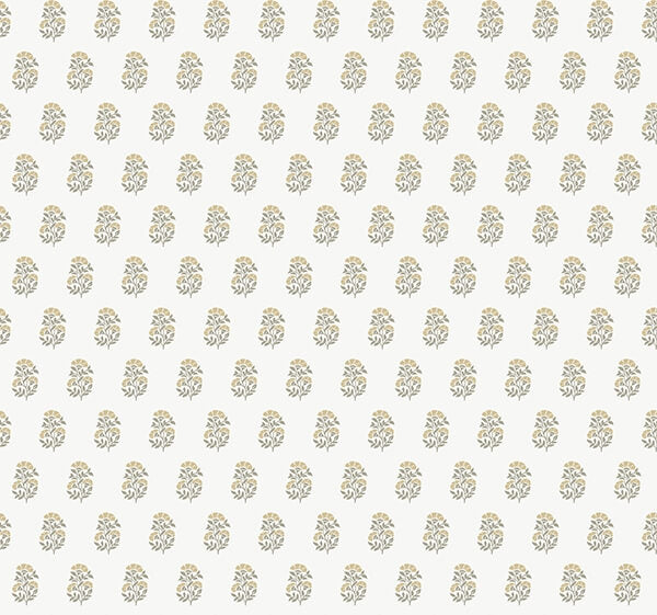 Sylvie Neutral Floral Wallpaper