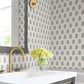 Sylvie Teal Floral Wallpaper