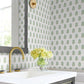 Sylvie Green Floral Wallpaper