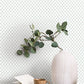 Brioni Light Blue Floral Stamp Wallpaper