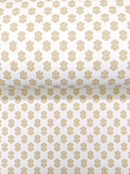 Brioni Butter Floral Stamp Wallpaper