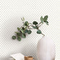 Brioni Beige Floral Stamp Wallpaper