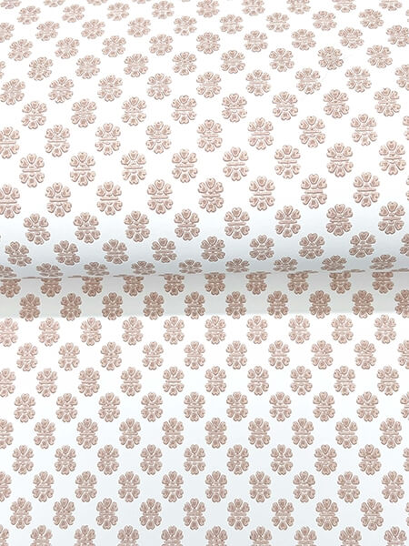 Brioni Rose Floral Stamp Wallpaper