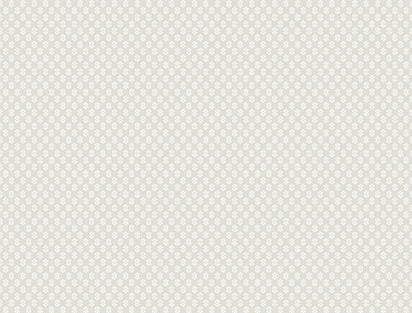 Brioni Grey Floral Stamp Wallpaper